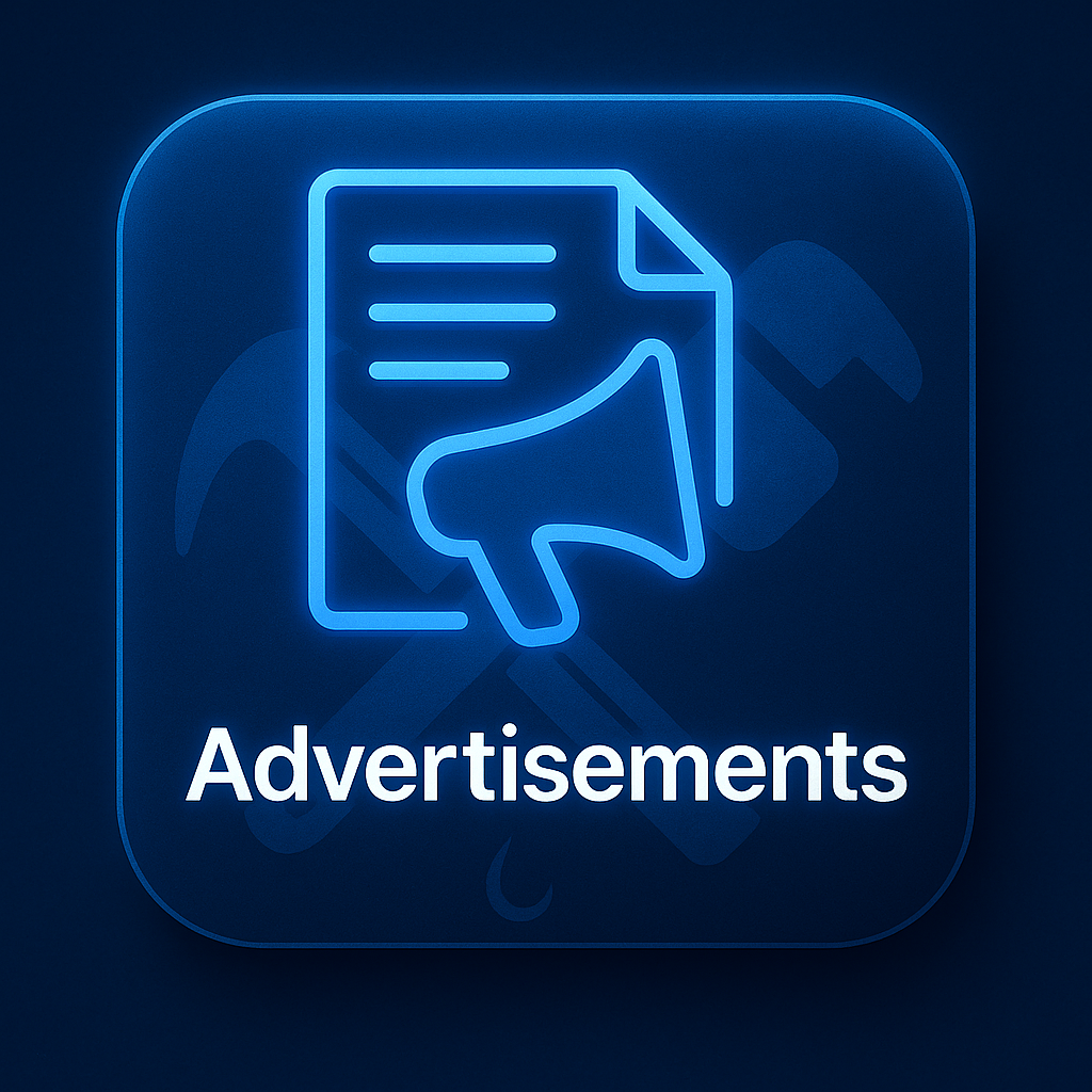 Advertisements icon