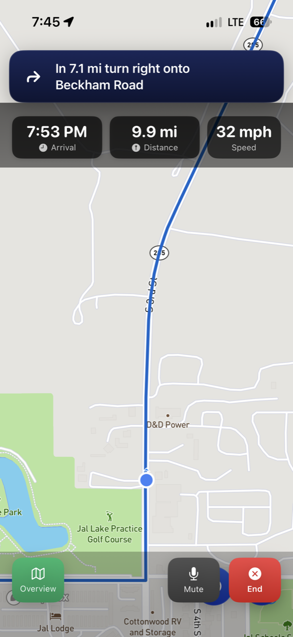 Permit Path turn-by-turn navigation along the permitted road
